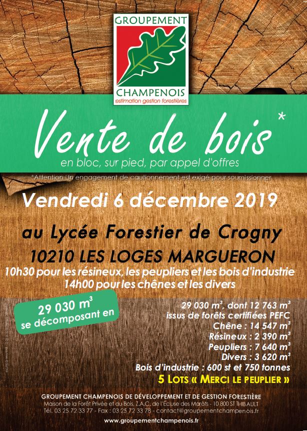 Cahier vente dec 2019